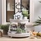 Rustic Farmhouse Tiered Tray Set with Succulent & Plant - Home Decor for Kitchens